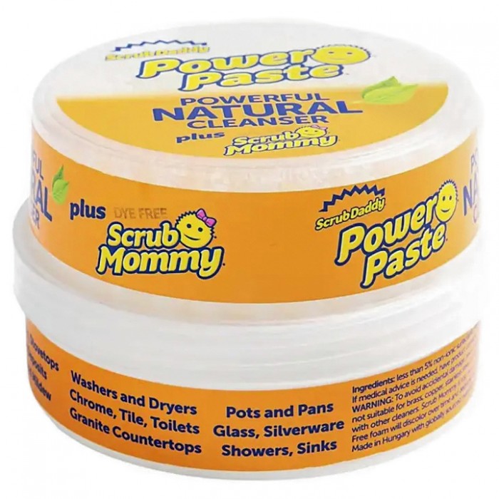 Чистяча паста з губкою Scrub Mommy Power Paste + Scrub Mommy 250 г (020978/023467) -  Чистяча паста з губкою Scrub Mommy Power Paste + Scrub Mommy 250 г (020978/023467) -